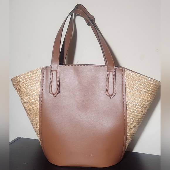 Michael Kors Portia Large Carryall Tote Grab Bucket Bag - Picture 2 of 7